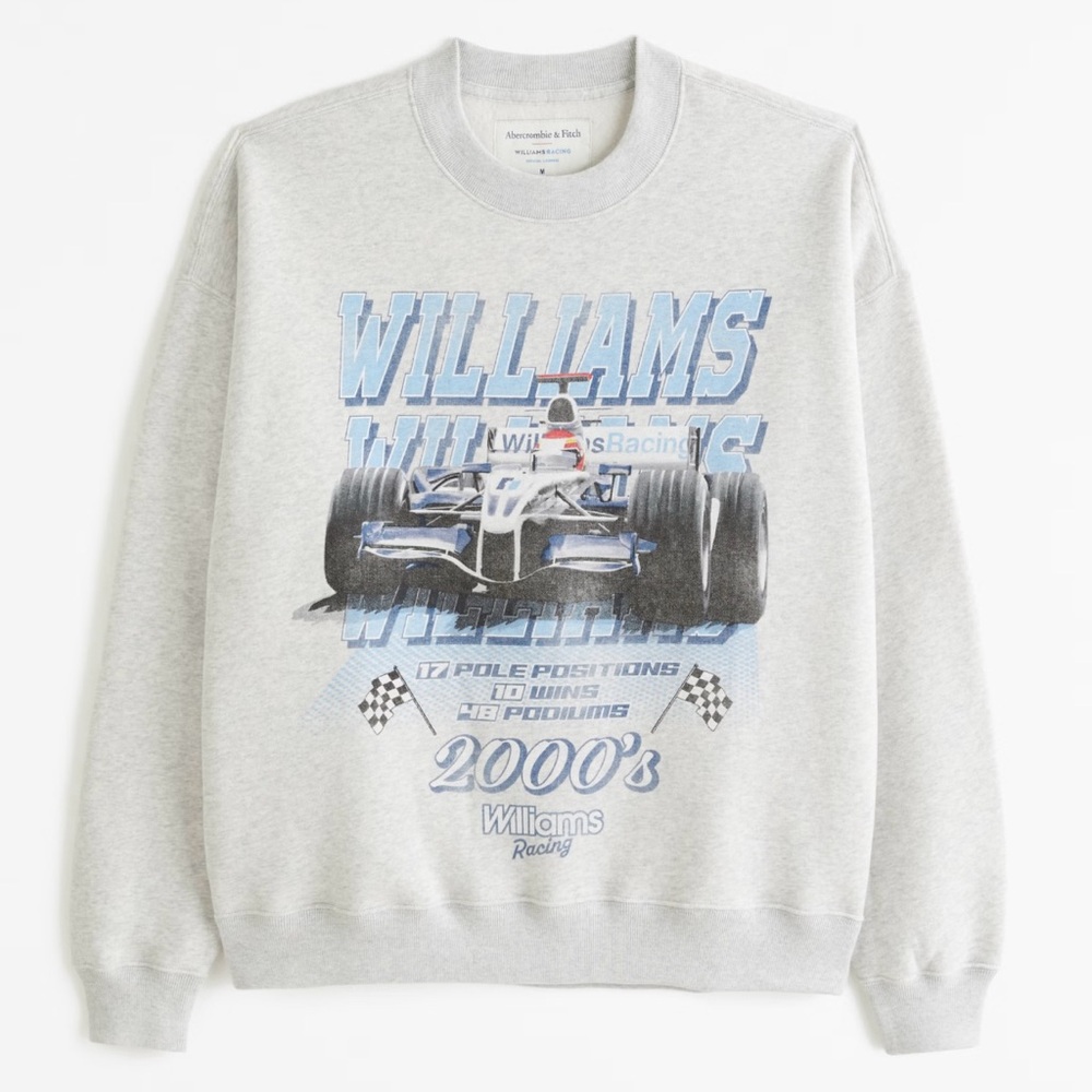 Formula 1 F1 Williams Racing Graphic Crew Sweatshirt